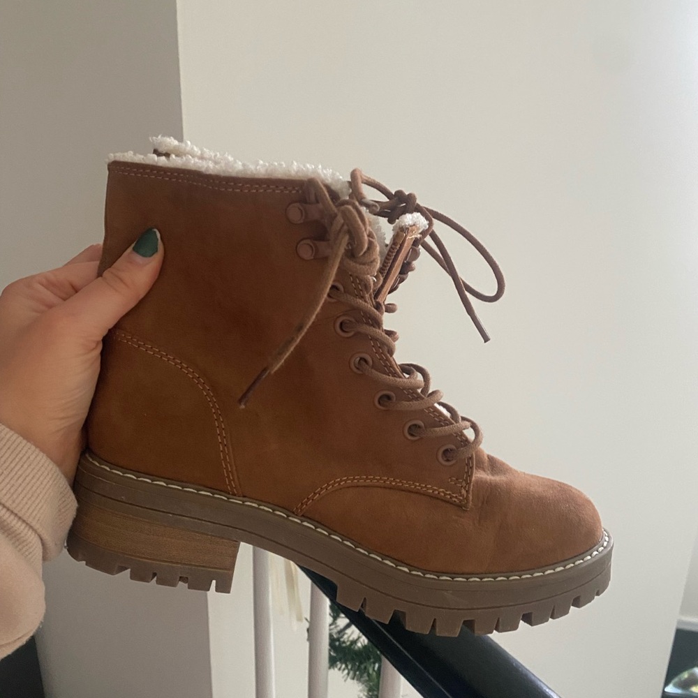 Universal Thread Brown Combat Boots - image 4